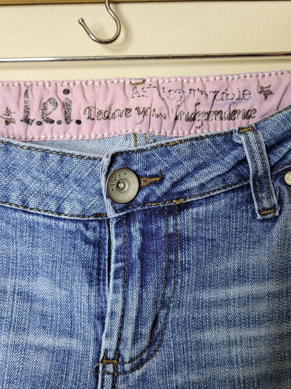 LEI Vintage Y2K Bootcut Jeans Size 13 Long - Picture 7 of 9